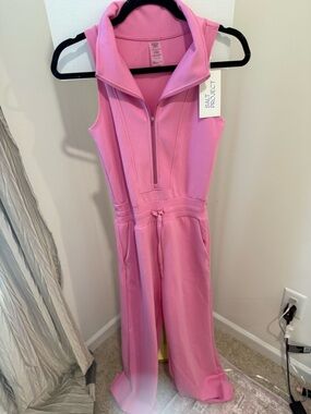 Salt Project Women’s Pink Sleeveless Jumpsuit